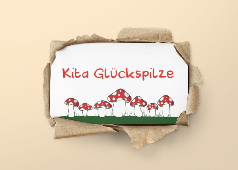 Kita Glückspilze - Visitenkarten Mockup von Marco Thönelt